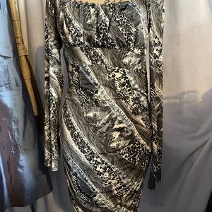 S-Twelve size medium animal print dress